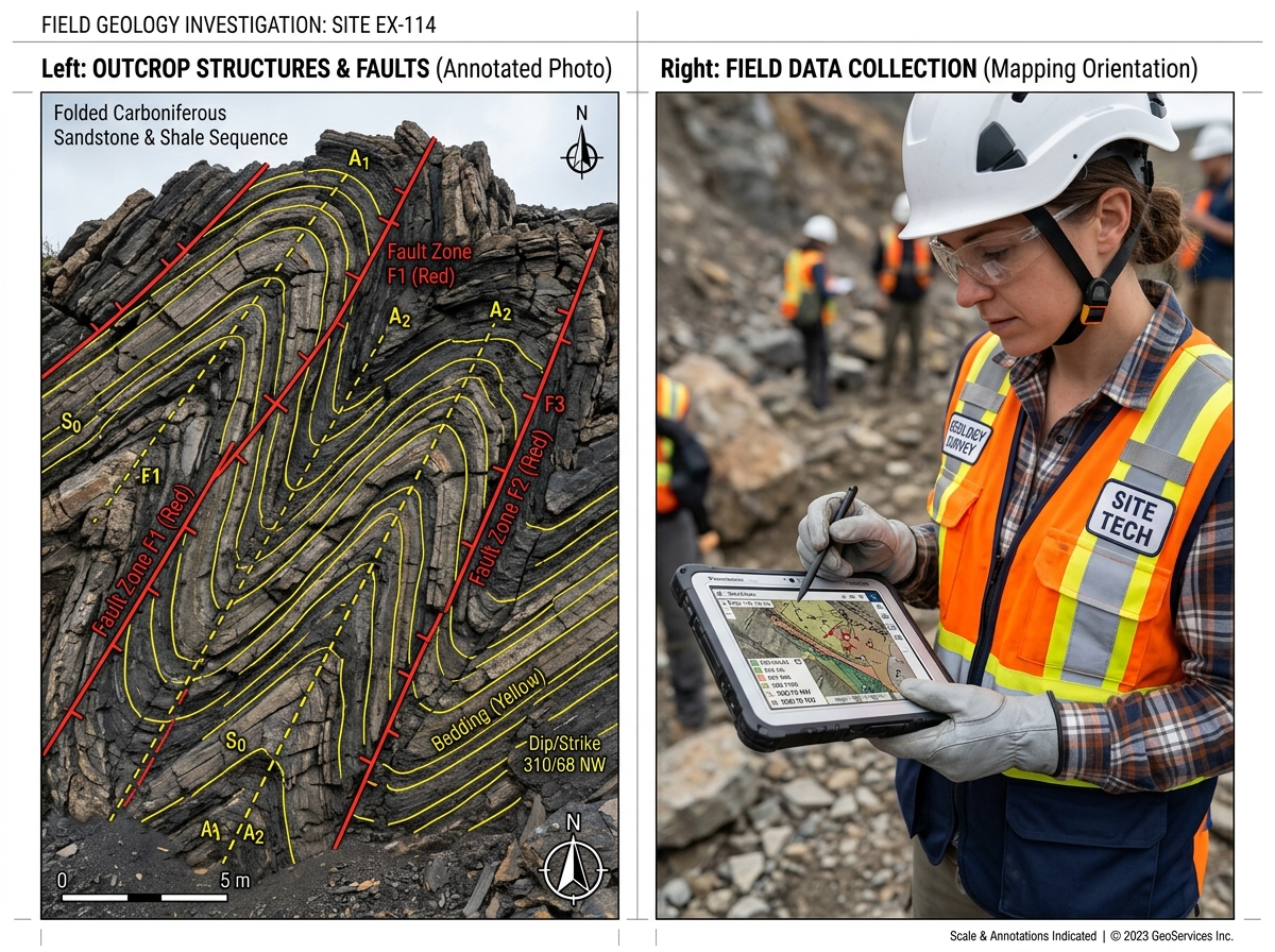 Control Estructural en Mineralización