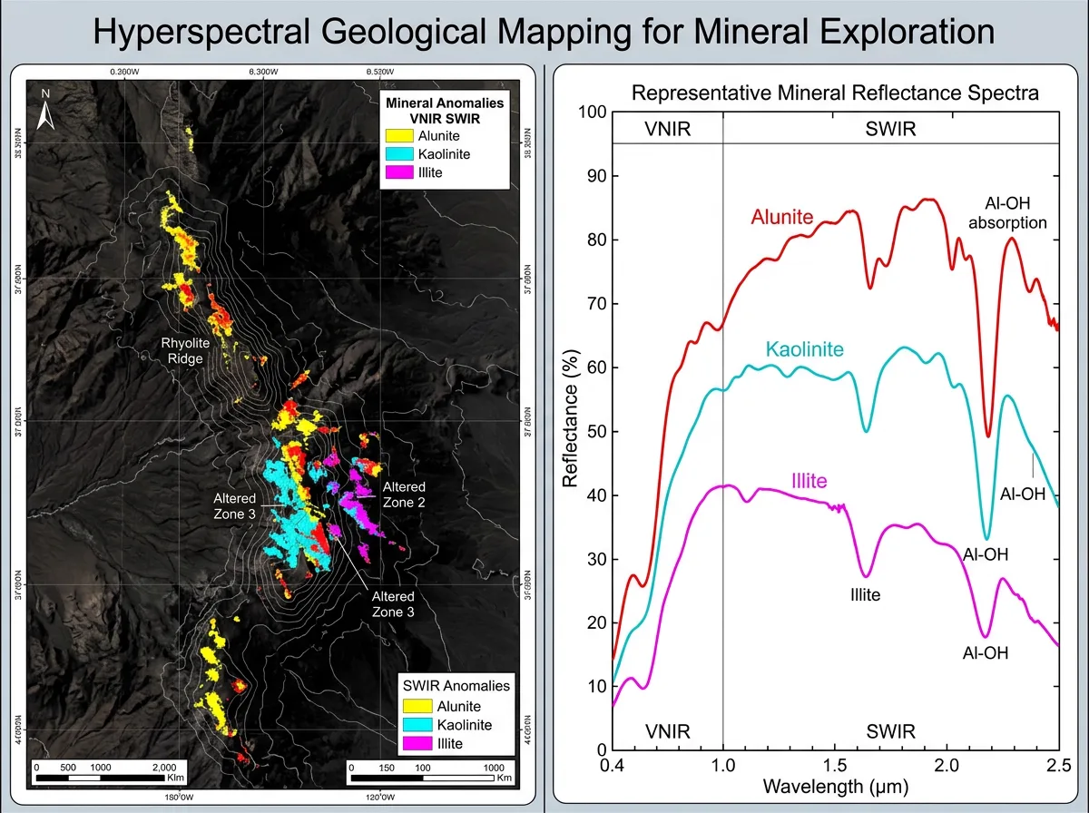 Vectorización Mineral Espectral